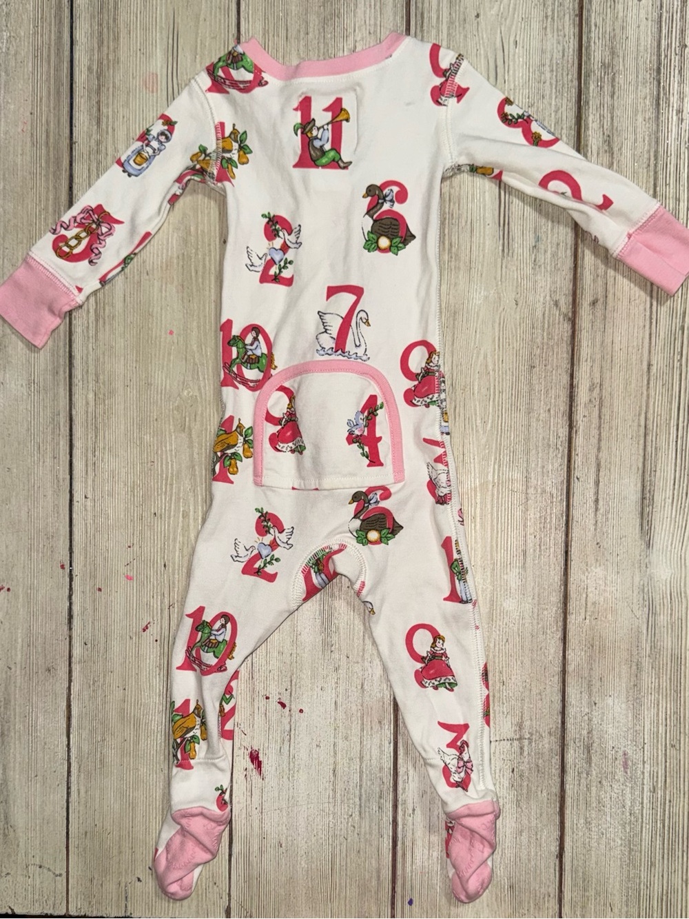 TBBC Beaufort Bonnet Noelle’s Night Night 3-6m Twelve Days of Christmas girls